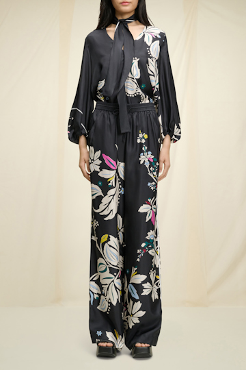 FLOWER WHIRL blouse