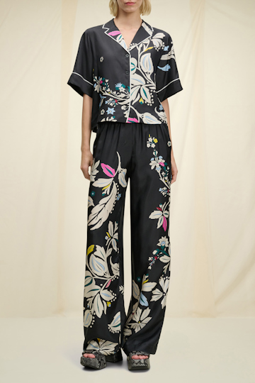 FLOWER WHIRL blouse