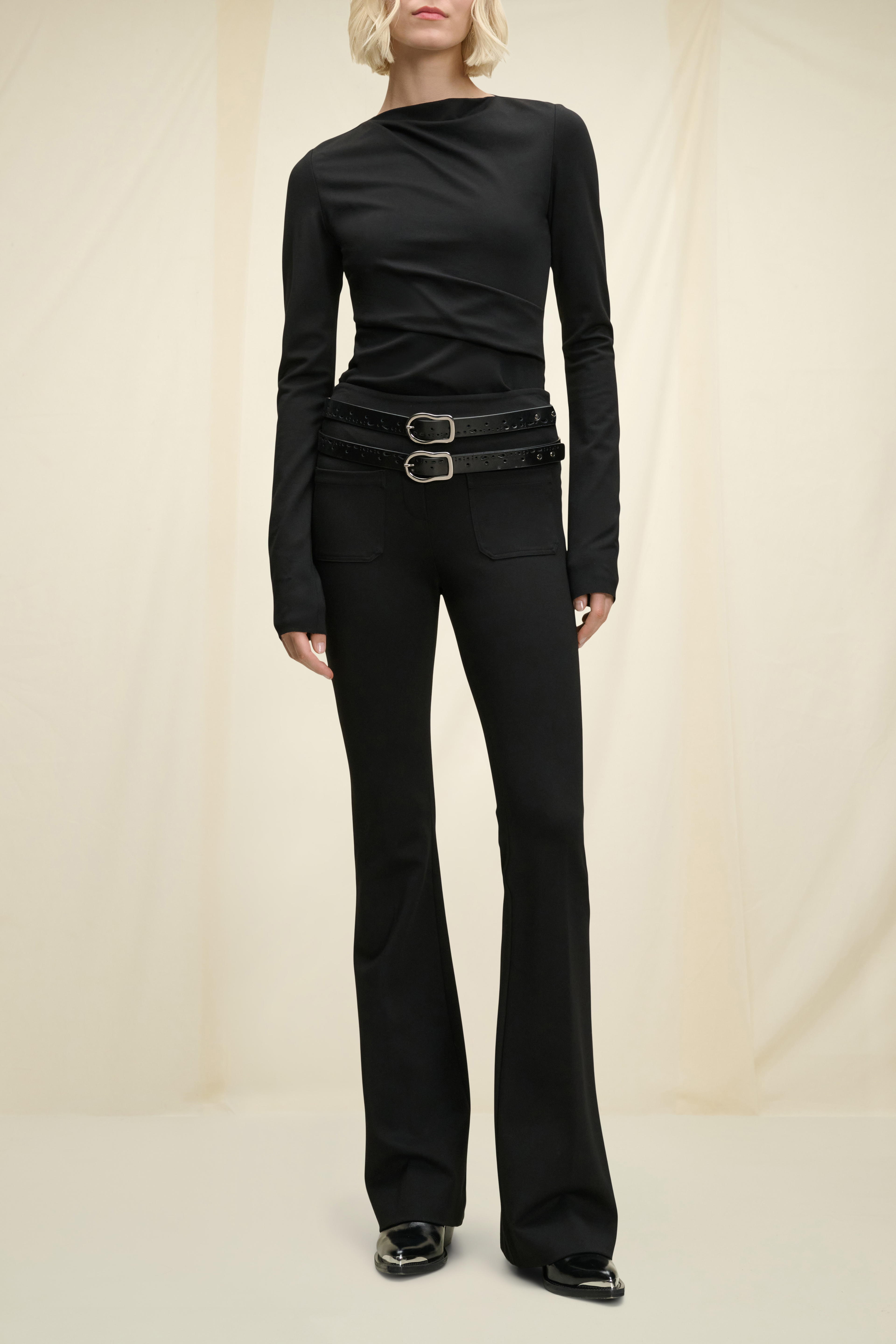 Dorothee Schumacher Double belt with cut-out details