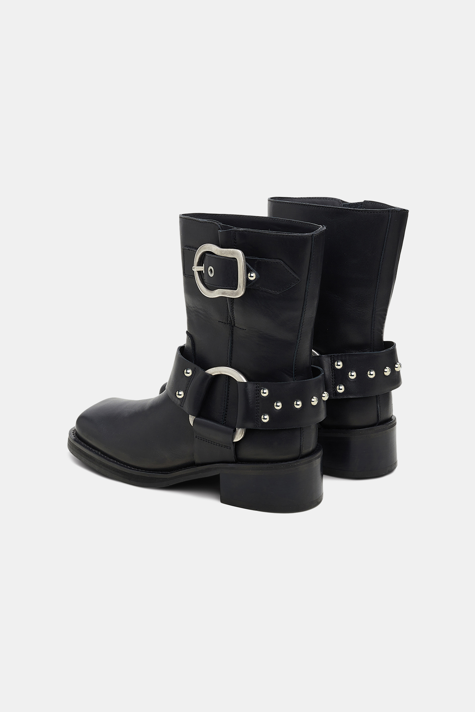 Dorothee Schumacher Short biker boot pure black