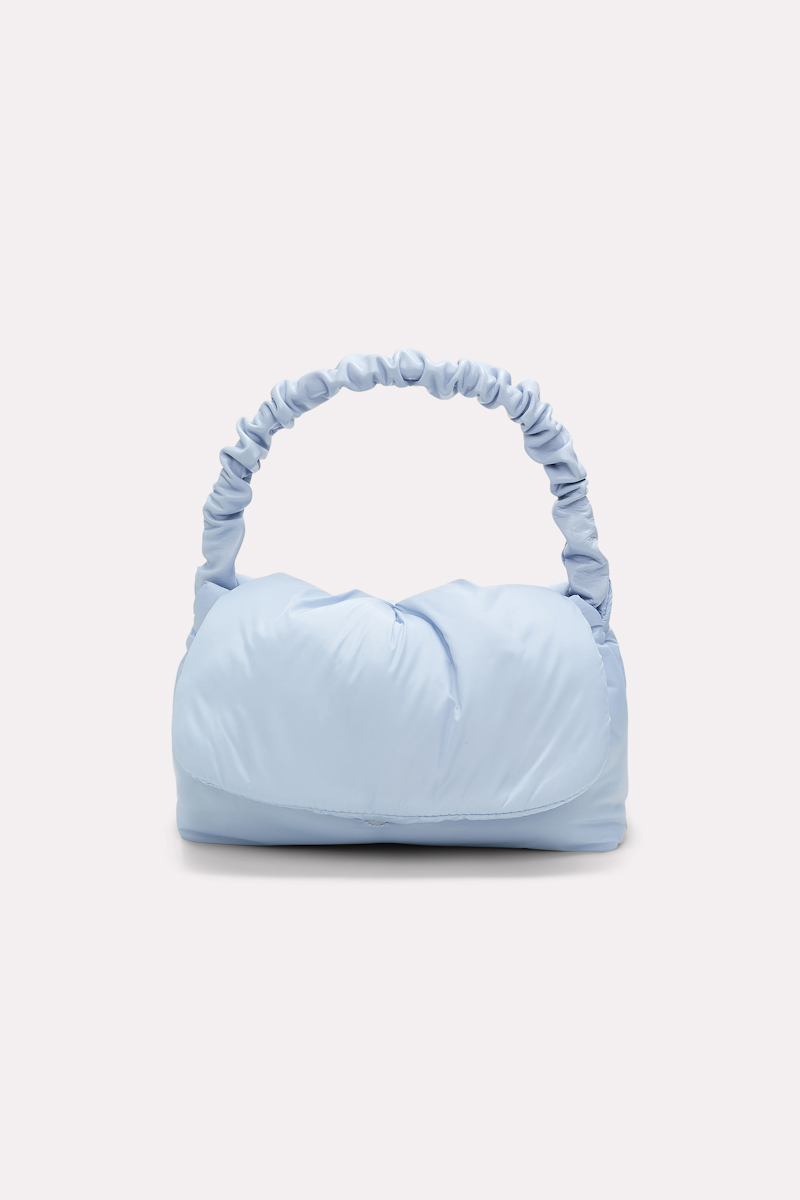 Dorothee Schumacher Padded Nylon Shoulder Bag In Blue