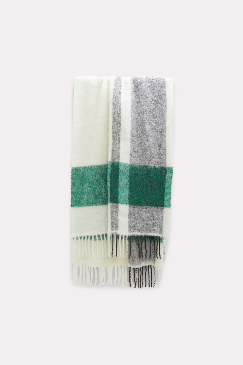 Dorothee Schumacher Oversized Check Scarf In Multi Colour