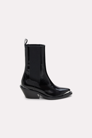 Dorothee Schumacher LEATHER CHELSEA BOOTS pure black