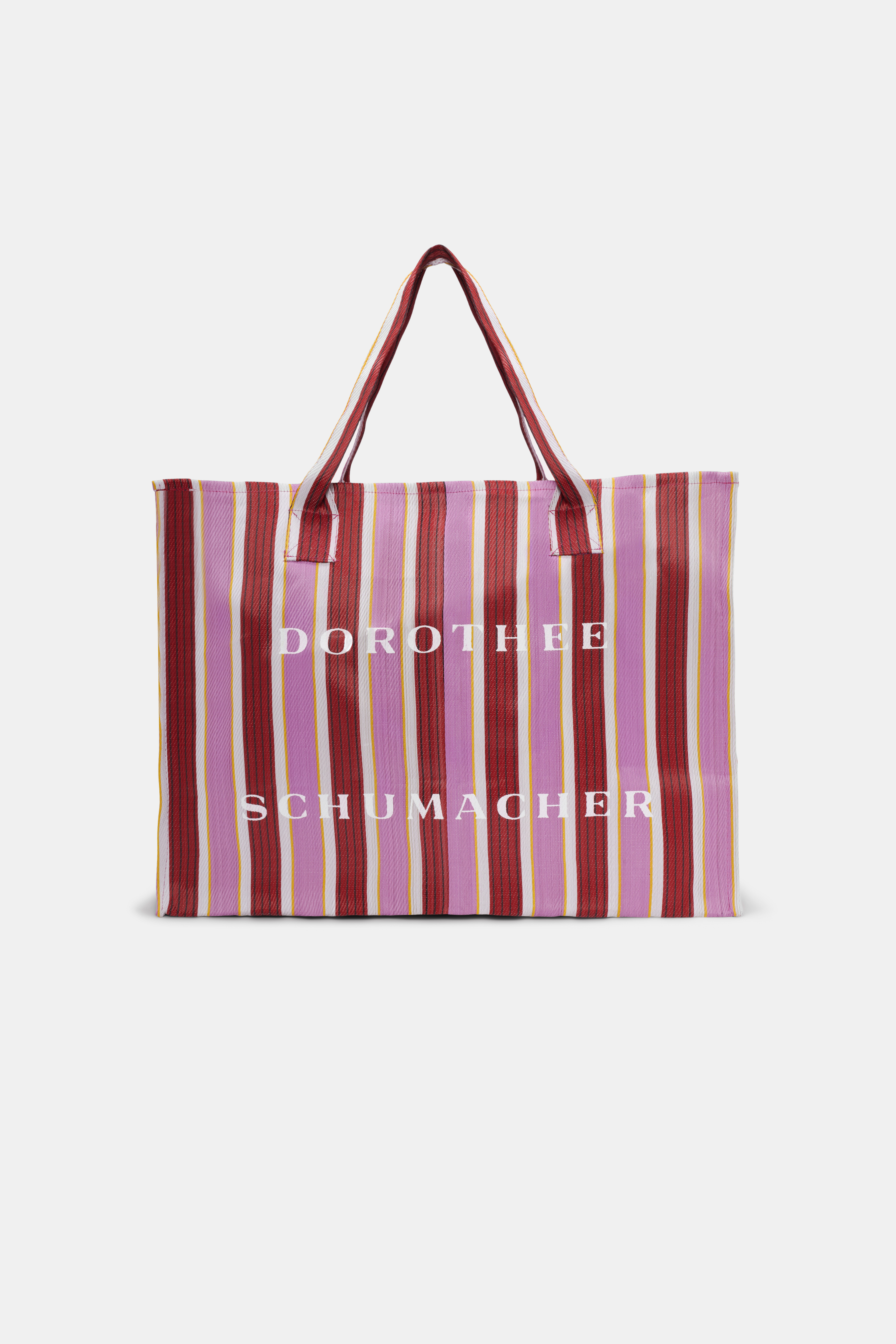 【PORTERNA】Rain stripe tote bag Maisie | Poly Straw Shoulder Tote | CE6580