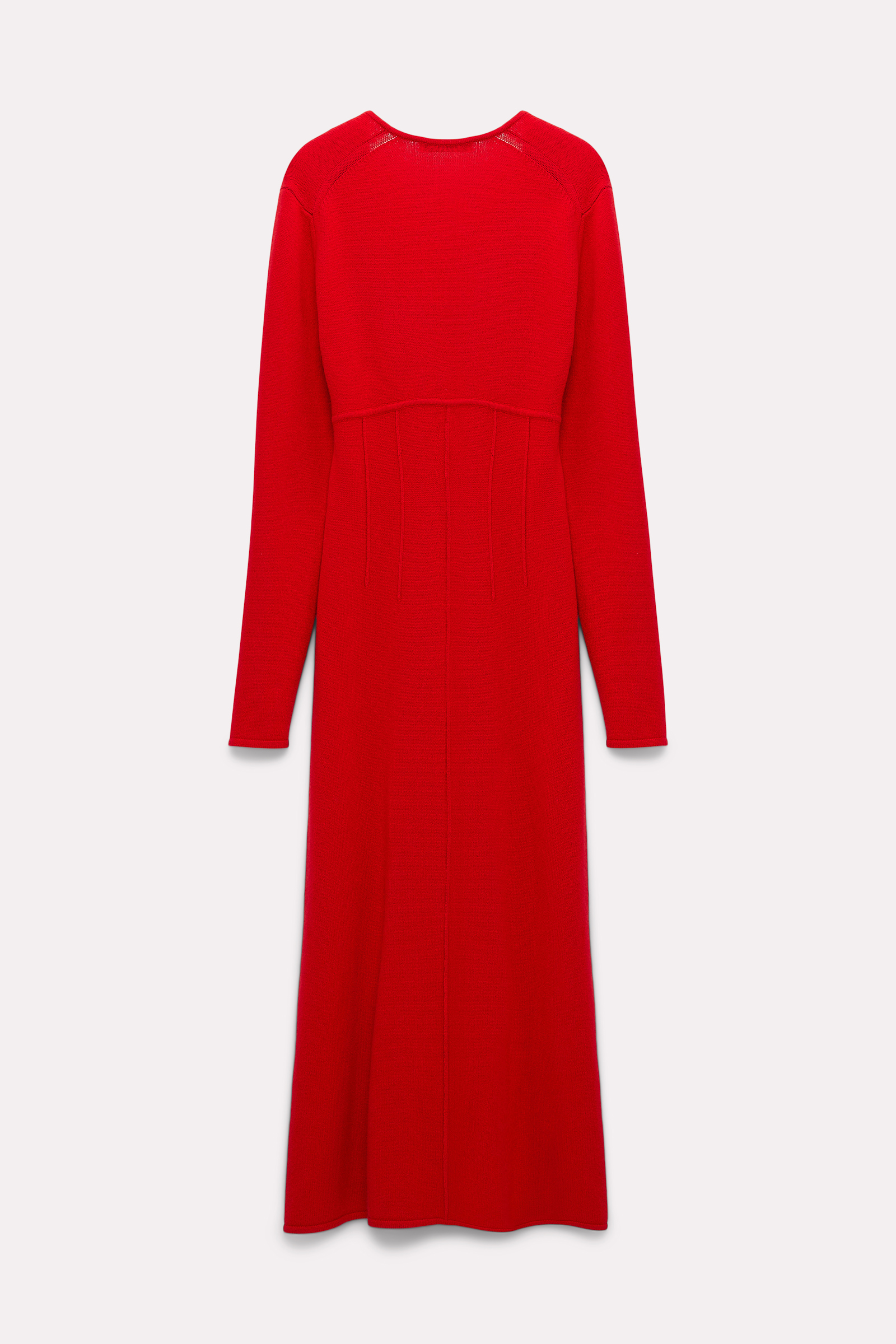 Dorothee Schumacher Knit dress with seam detailing medium red
