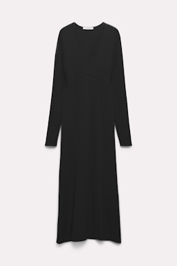 Dorothee Schumacher Knit dress with seam detailing pure black