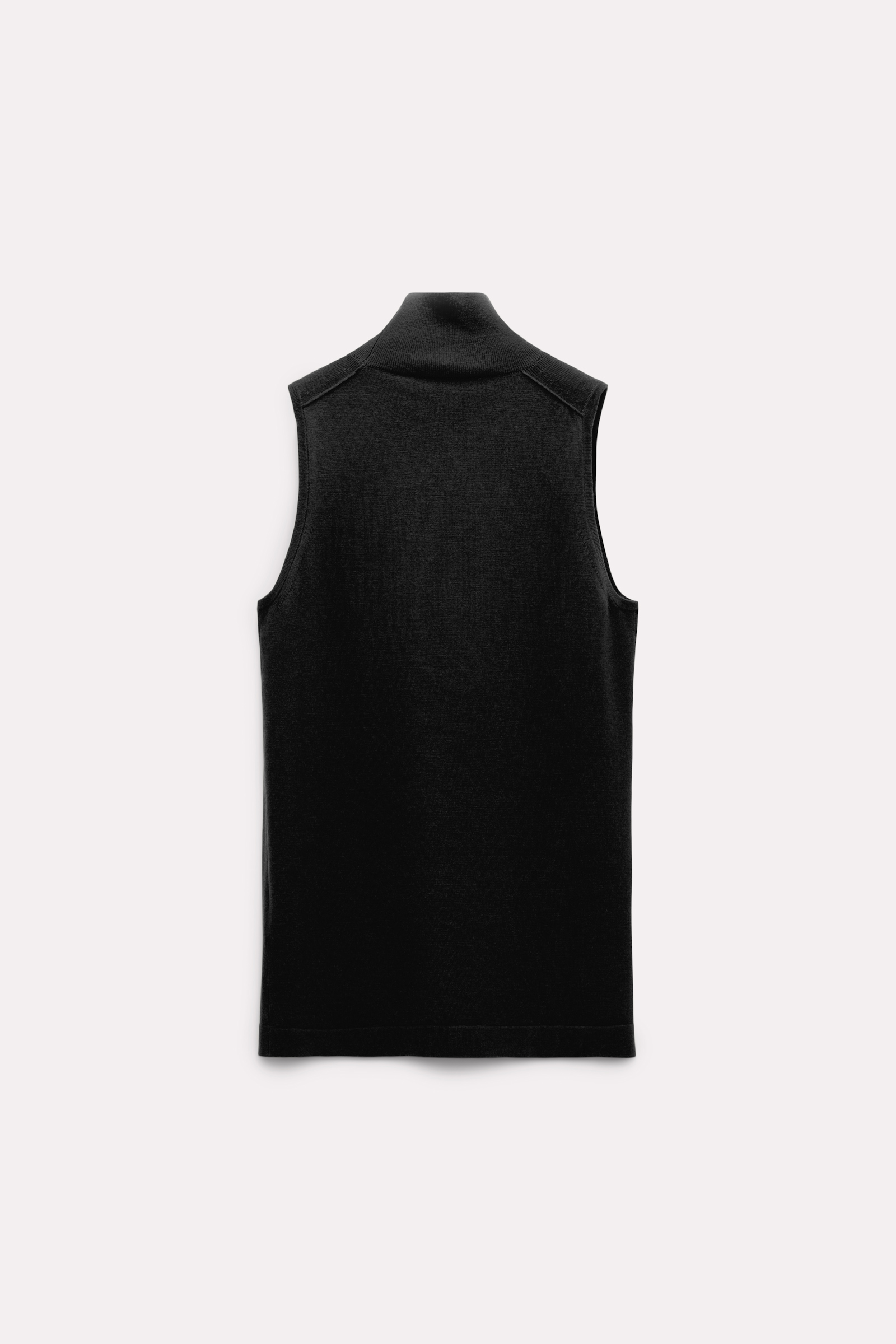 Dorothee Schumacher Sleeveless knit turtleneck pure black