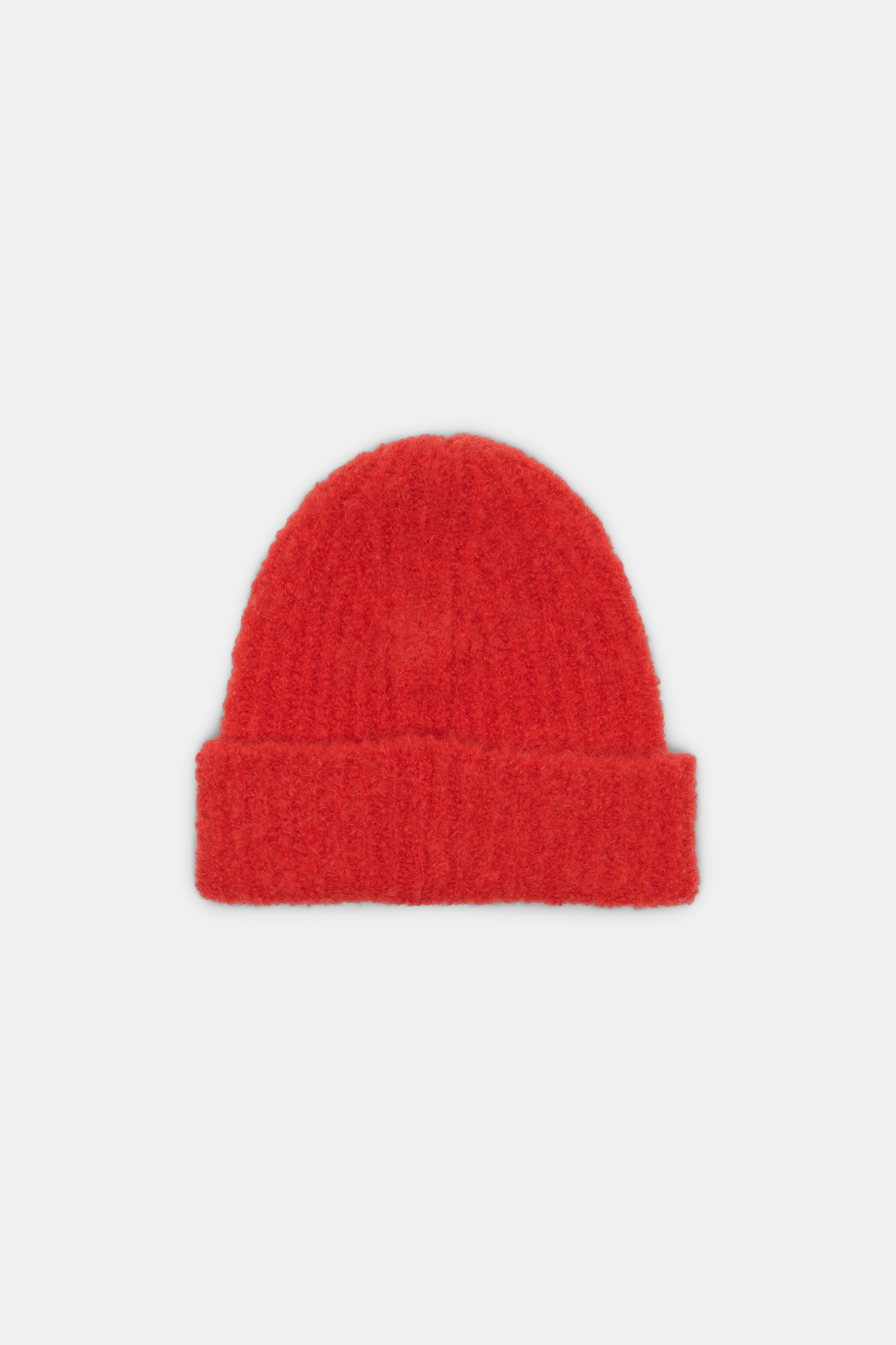 Dorothee Schumacher Mohair mix ribbed knit hat strong red