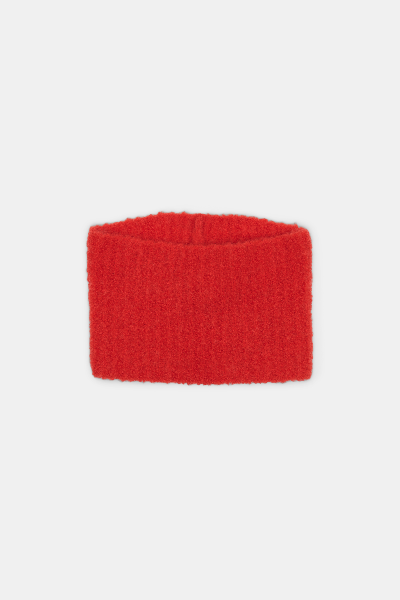 Dorothee Schumacher Gerippte Snood aus Mohairmix strong red