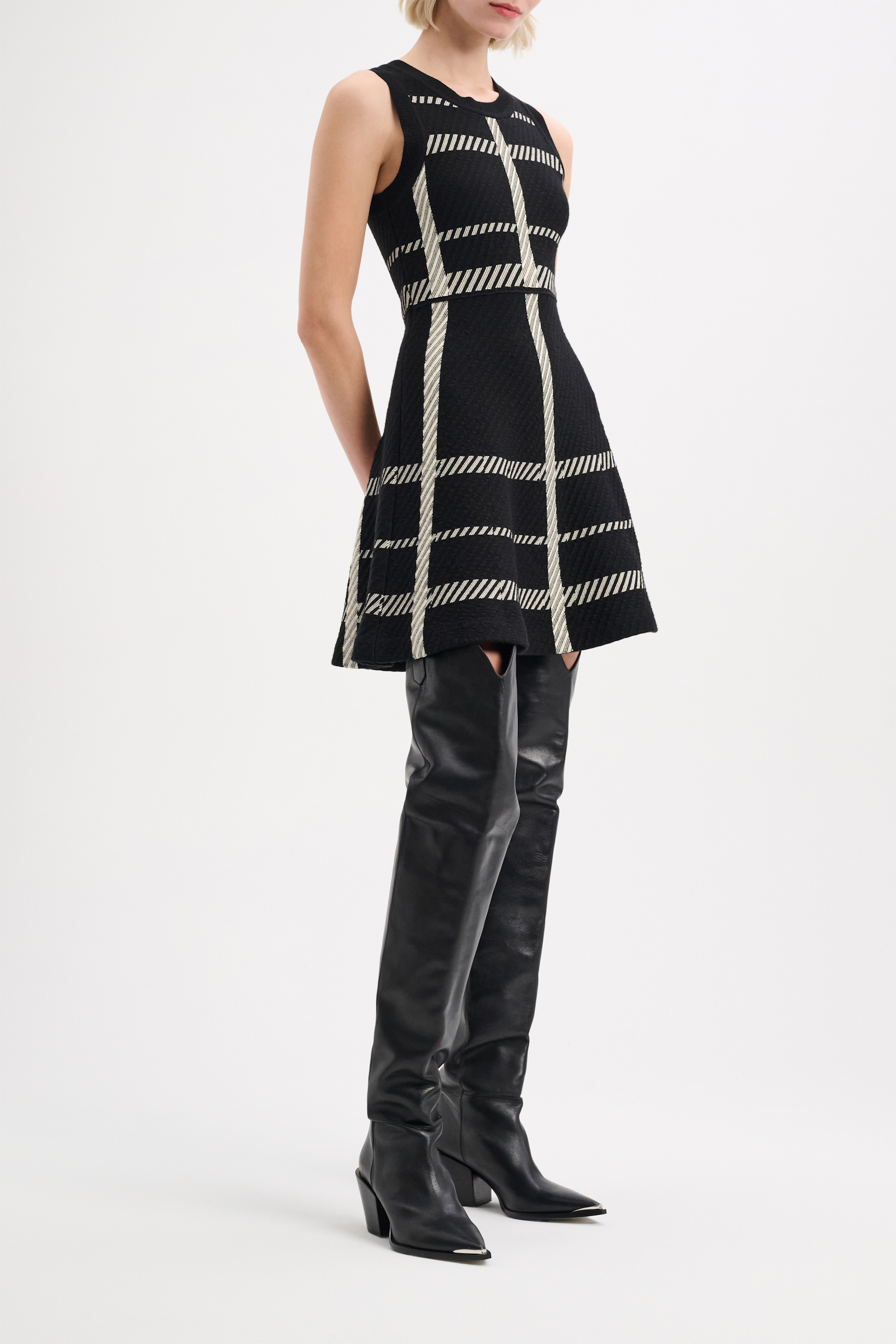 CHECK CHALLENGE dress