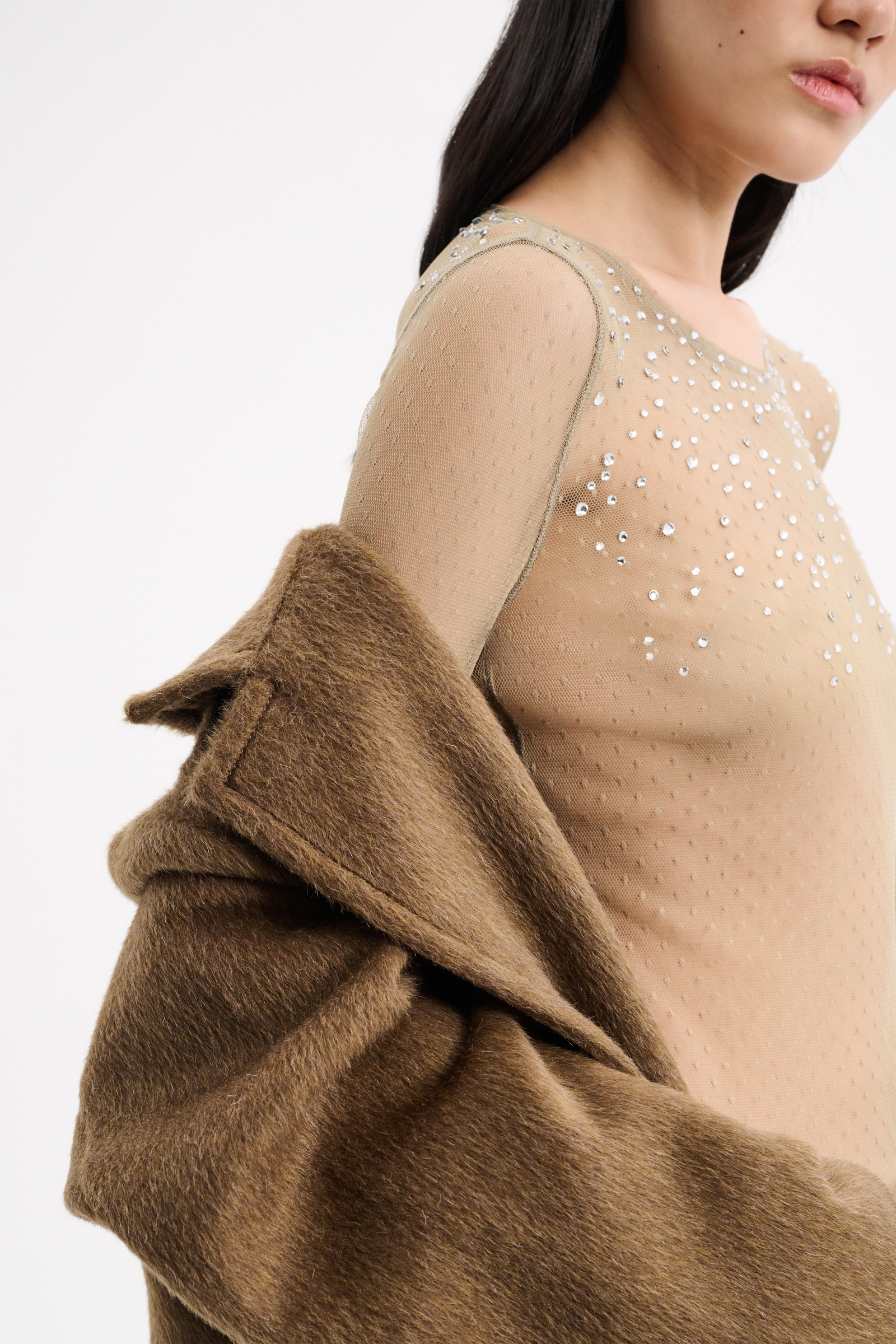 SHEER SPARKLES shirt