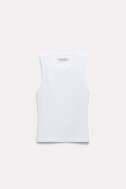 Dorothee Schumacher Basic tank top with built-in bra camellia white
