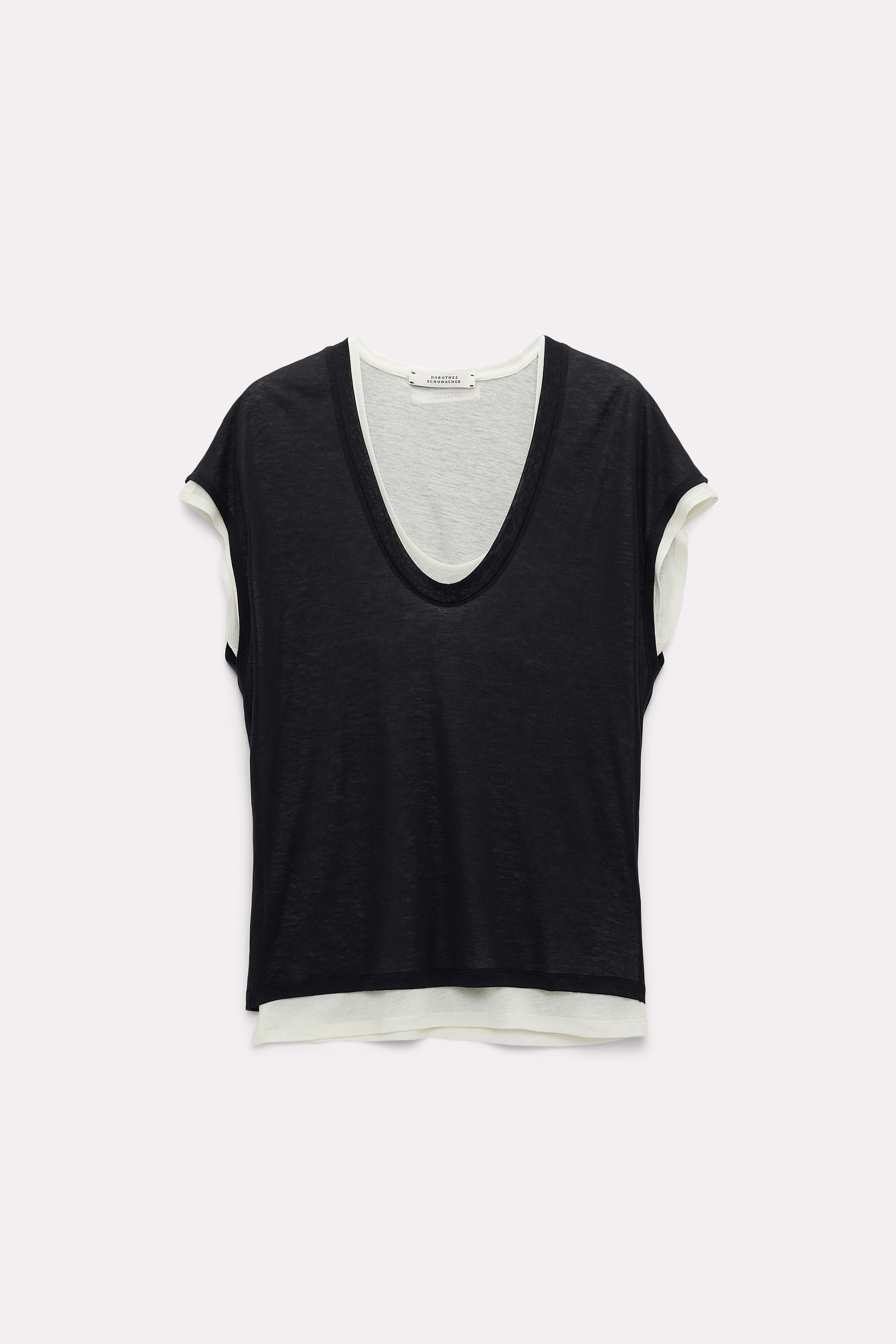 Dorothee Schumacher Layered top pure black