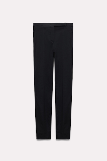 Dorothee Schumacher Stretch satin pants pure black