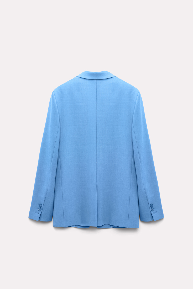 Dorothee Schumacher Klassischer Blazer aus Wollmix cornflower blue