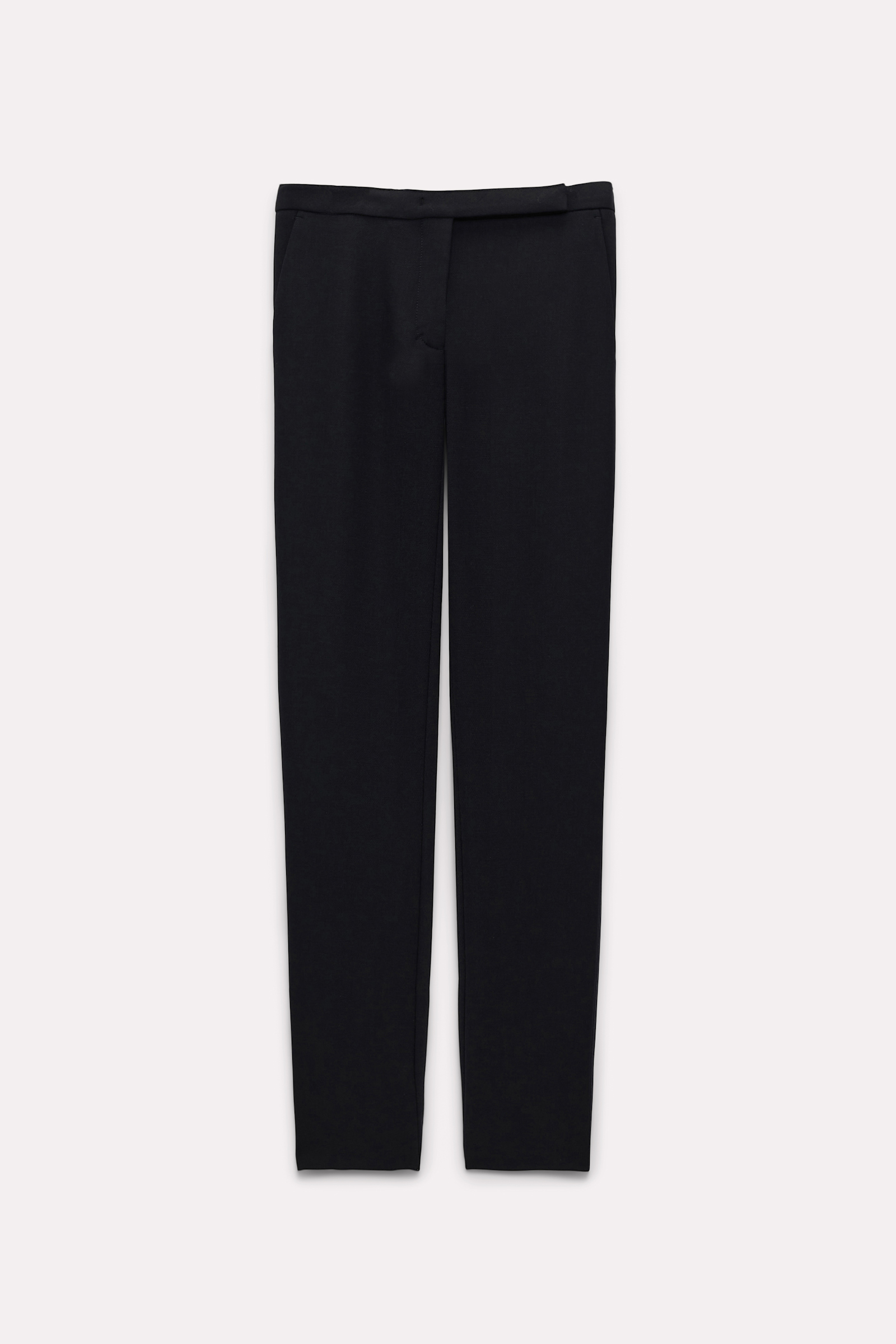 Dorothee Schumacher Cigarette pants with topstitch detailing pure black