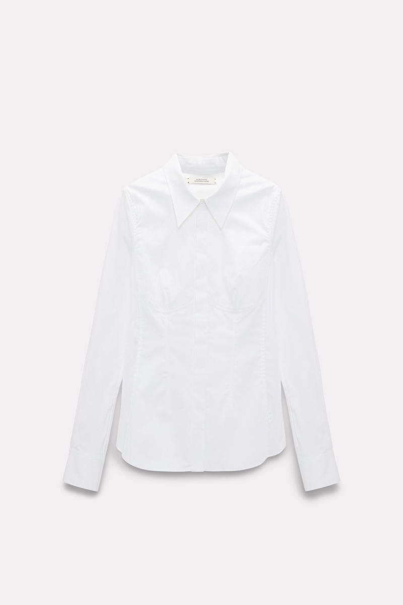 Dorothee Schumacher Blouse With Contour Seaming In White