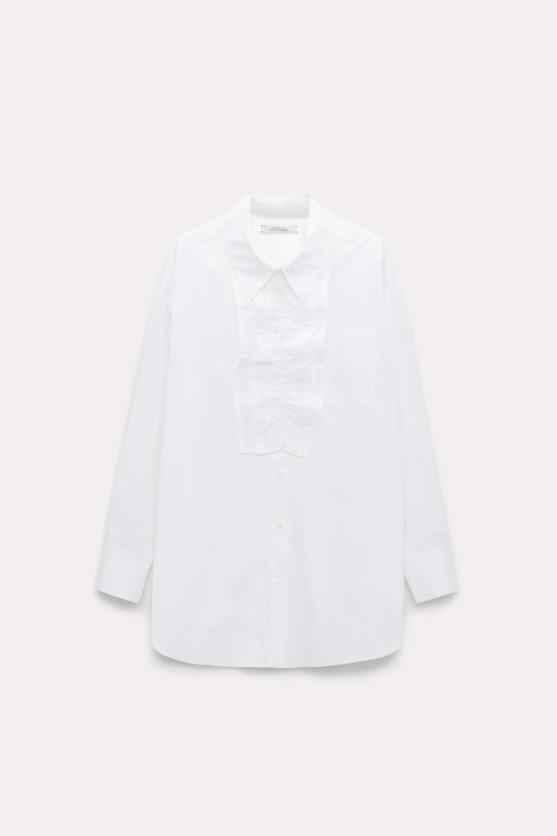 Dorothee Schumacher Blouse With Removable Bib Front In White