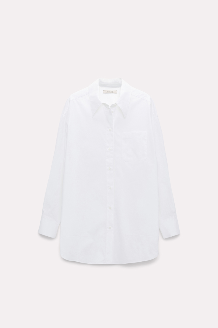 Dorothee Schumacher Bluse mit abnehmbarem Plastron pure white