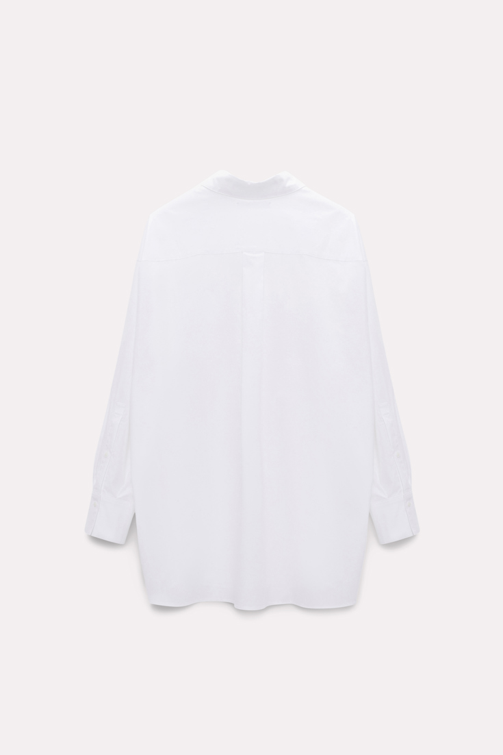 Dorothee Schumacher Bluse mit abnehmbarem Plastron pure white