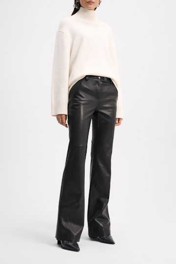 Dorothee Schumacher Lambskin pants pure black