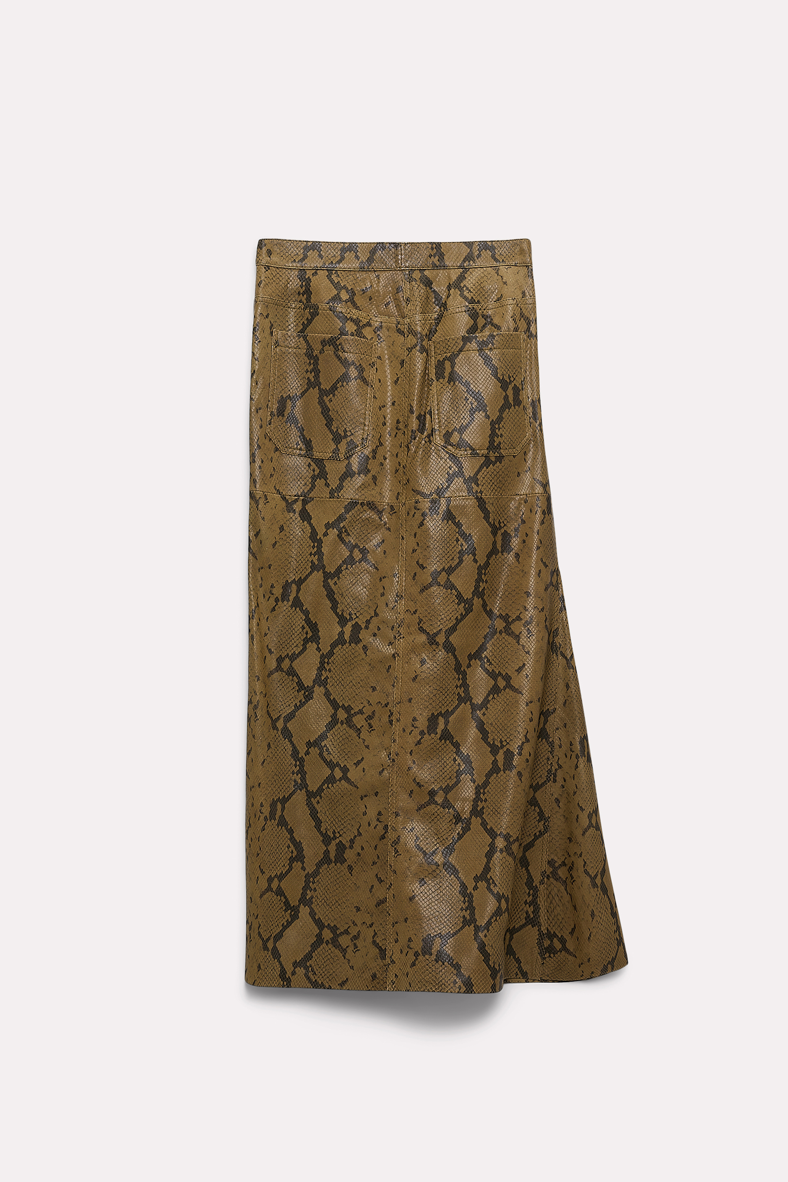 Dorothee Schumacher Snake print lambskin skirt snake mix