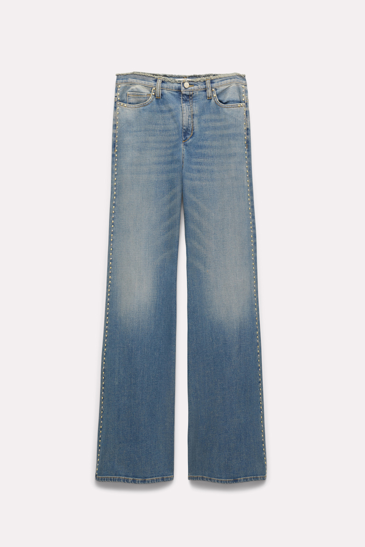 Dorothee Schumacher Jeans mit Ziersteinen dark denim