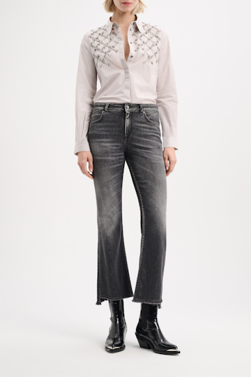 SPARKLING POPLIN blouse