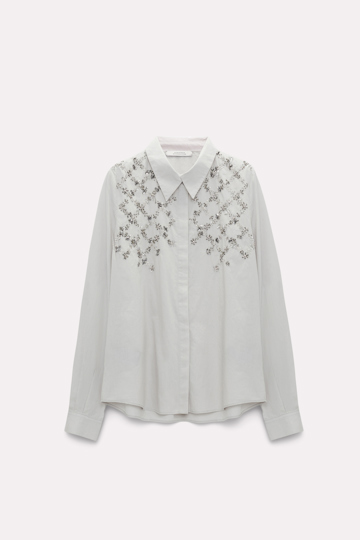 SPARKLING POPLIN blouse