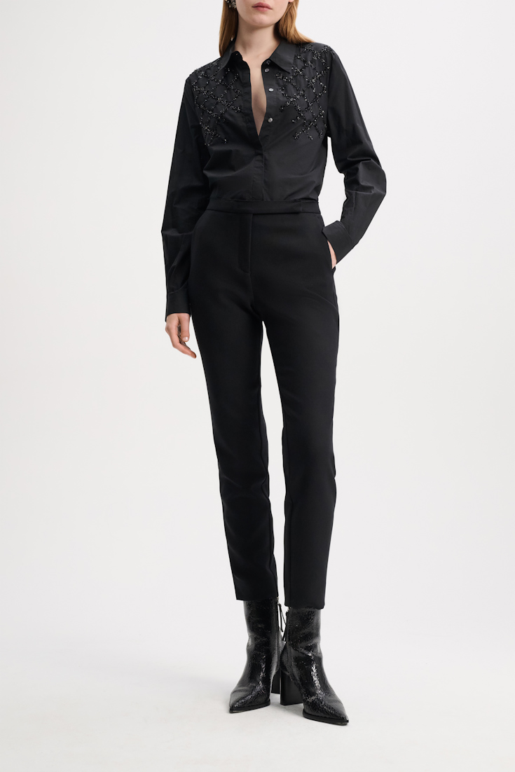 SPARKLING POPLIN blouse