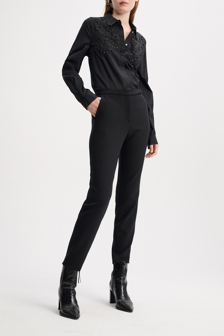 SPARKLING POPLIN blouse