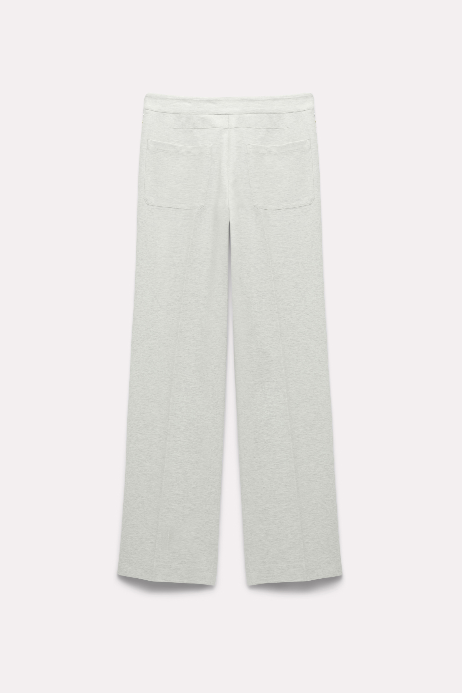 Dorothee Schumacher Stud-embellished pants in Punto Milano light grey