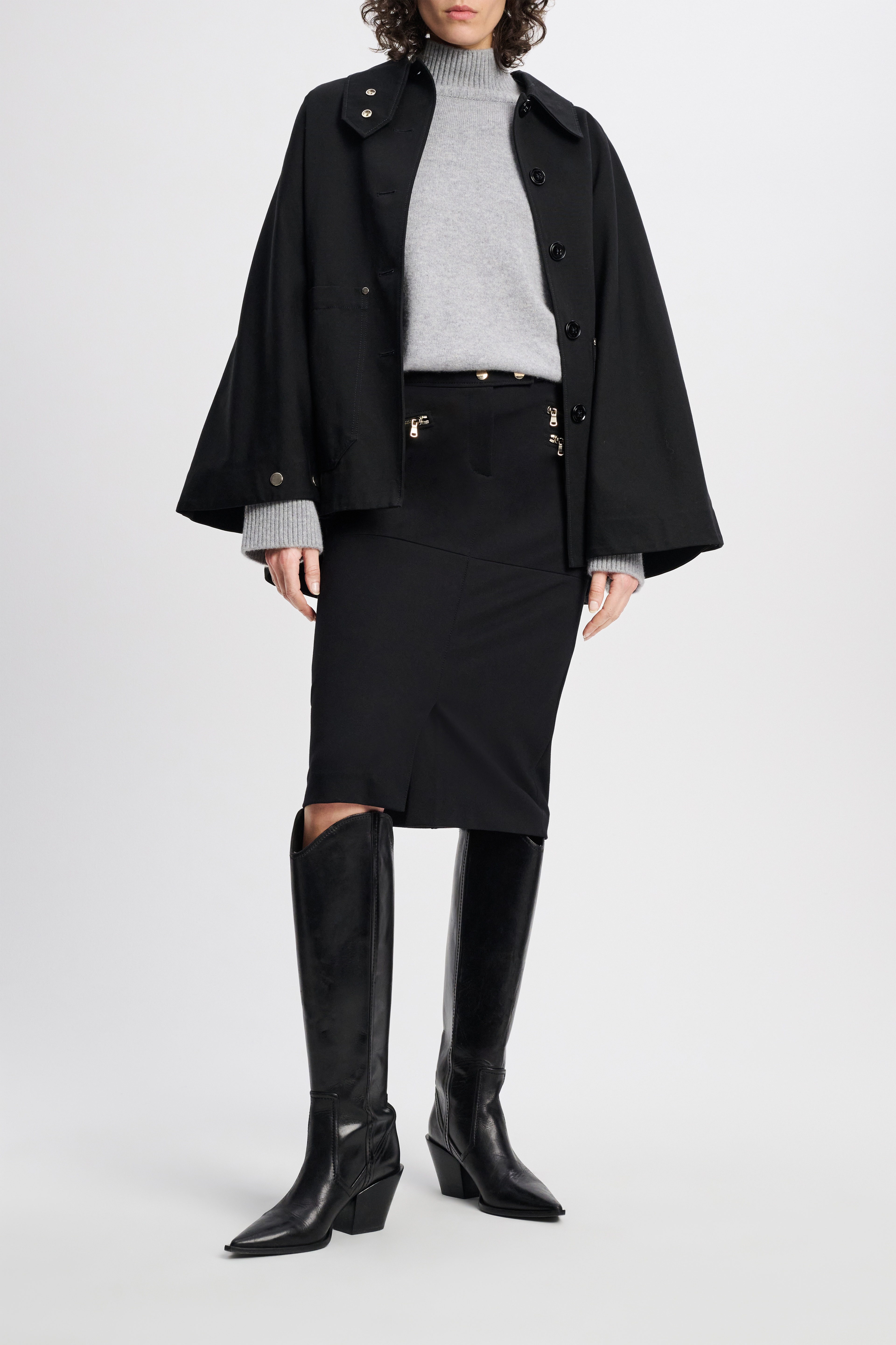 Dorothee Schumacher Punto Milano skirt with zipper
