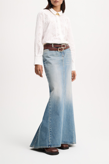 EMBROIDERED EASE blouse
