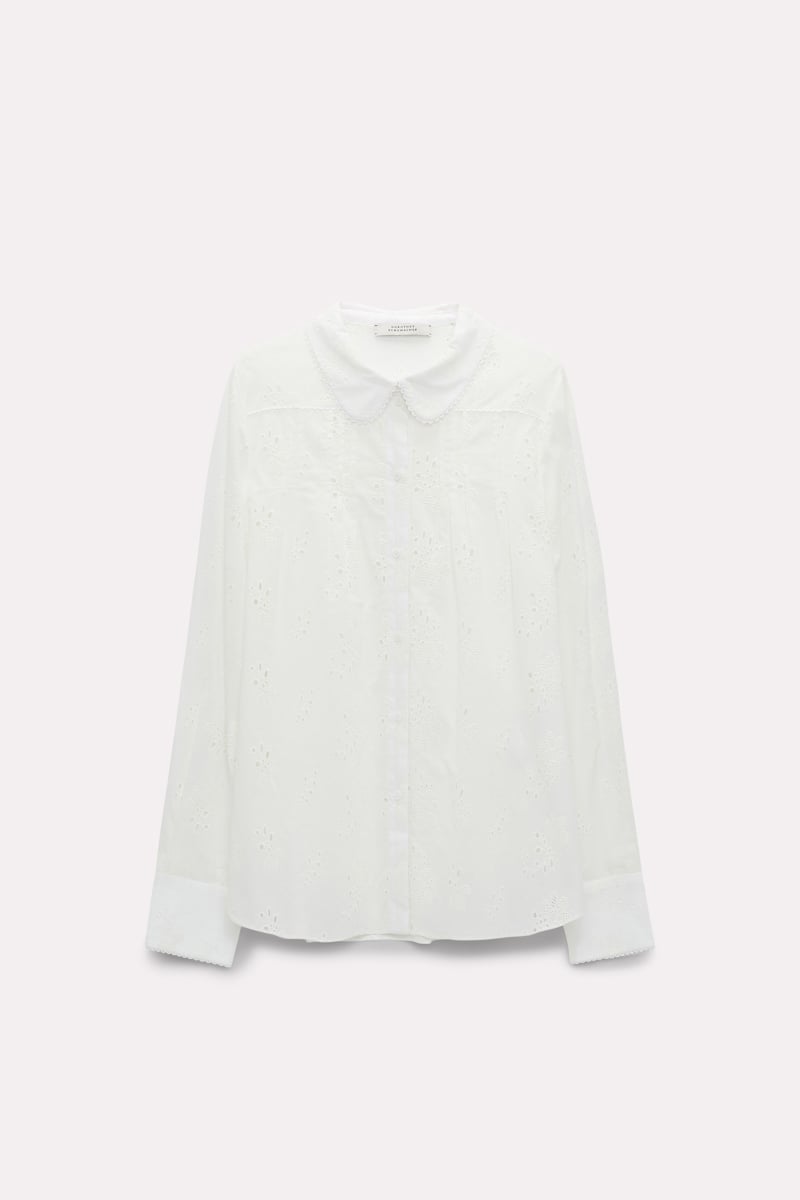 Dorothee Schumacher Blouse In Broderie Anglaise In White