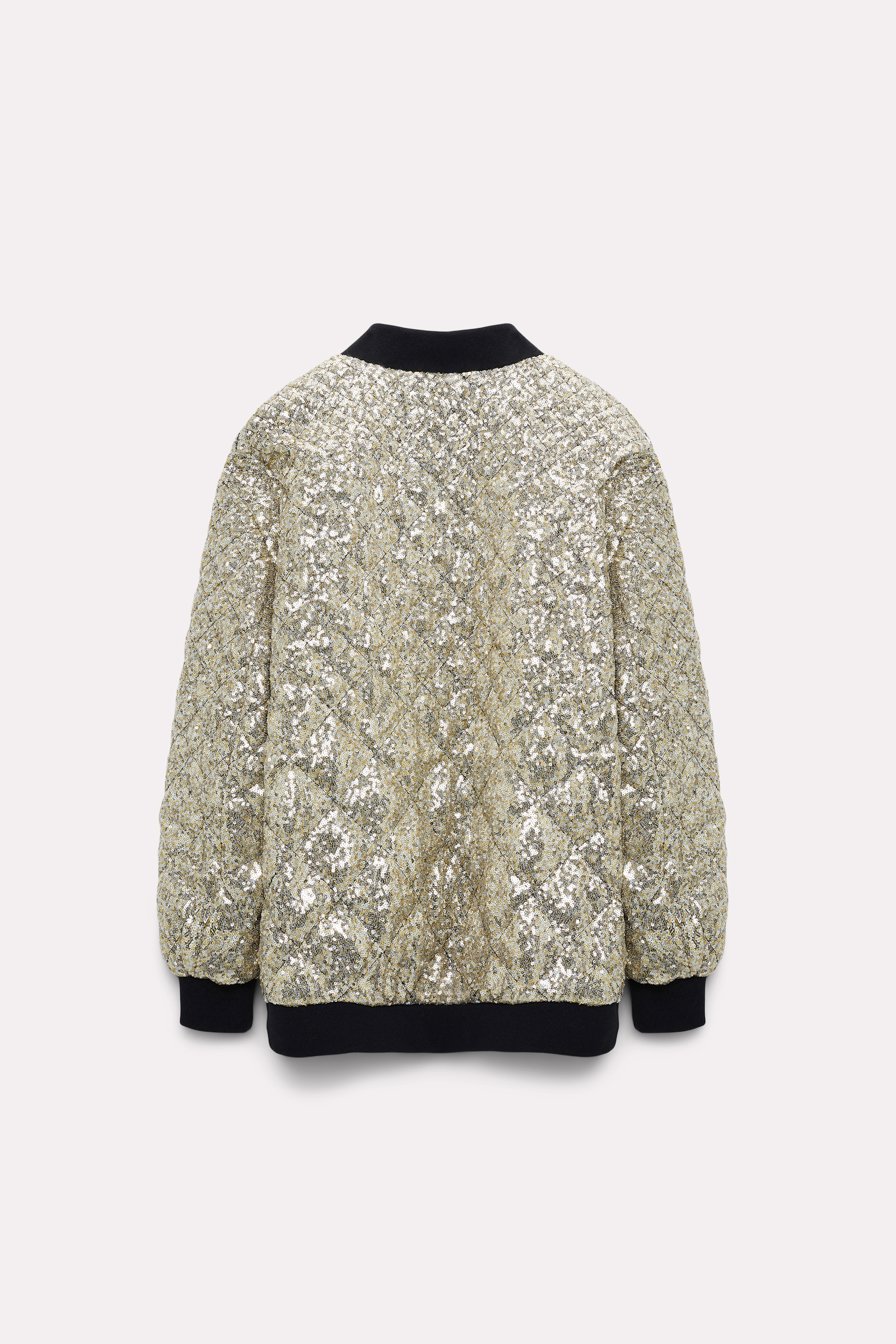 Dorothee Schumacher Oversized quilted sequin jacket colorful sparkle