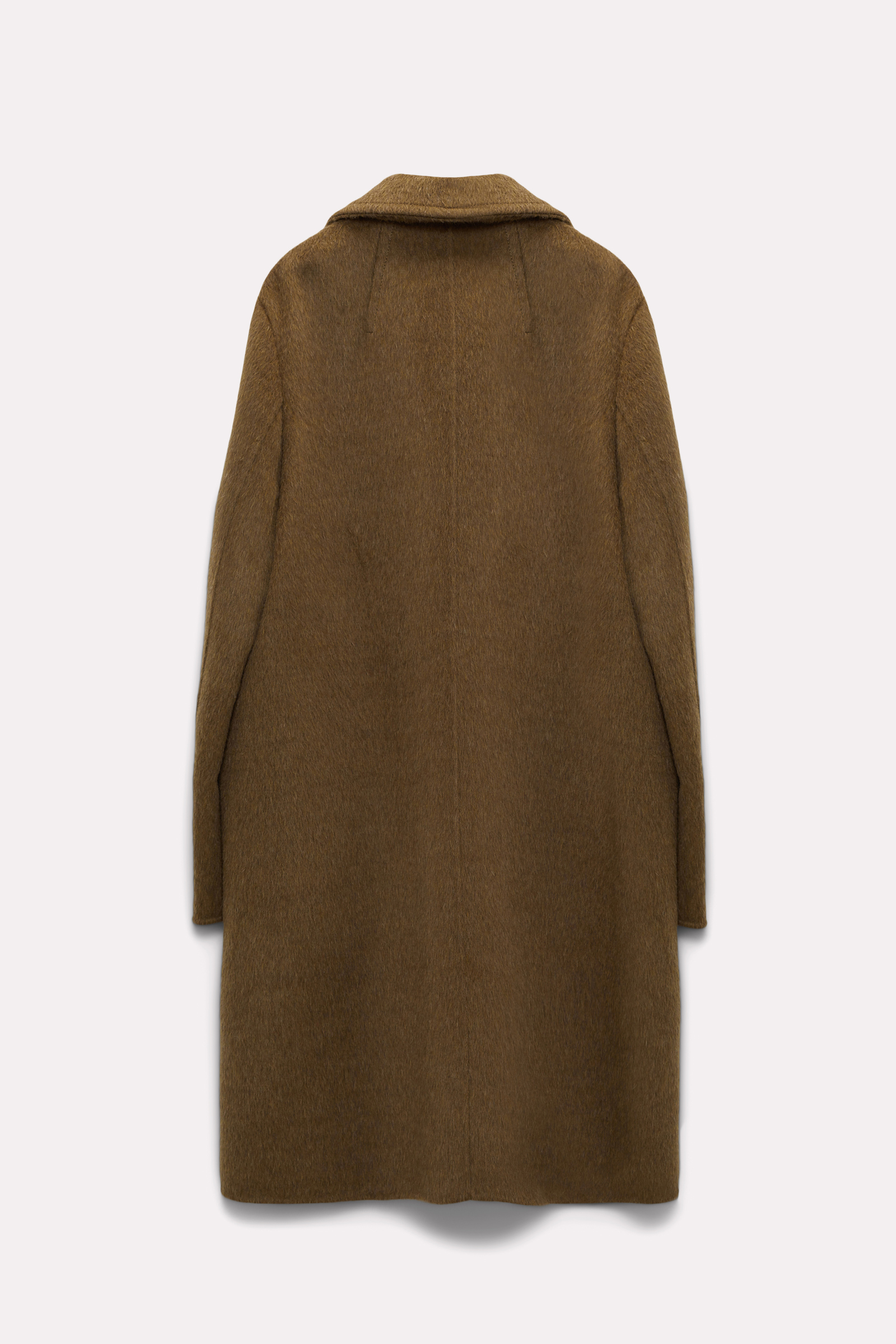 Dorothee Schumacher Oversized Mantel aus Woll-Alpaka Mix dark khaki