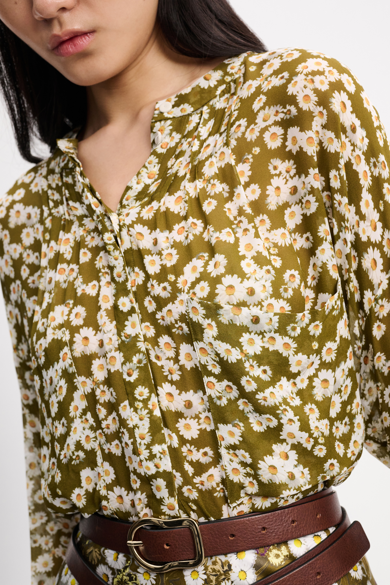Dorothee Schumacher Daisy print blouse flower mix