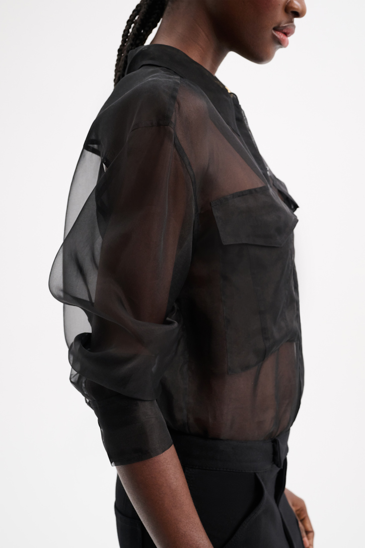 SHEER OPULENCE blouse