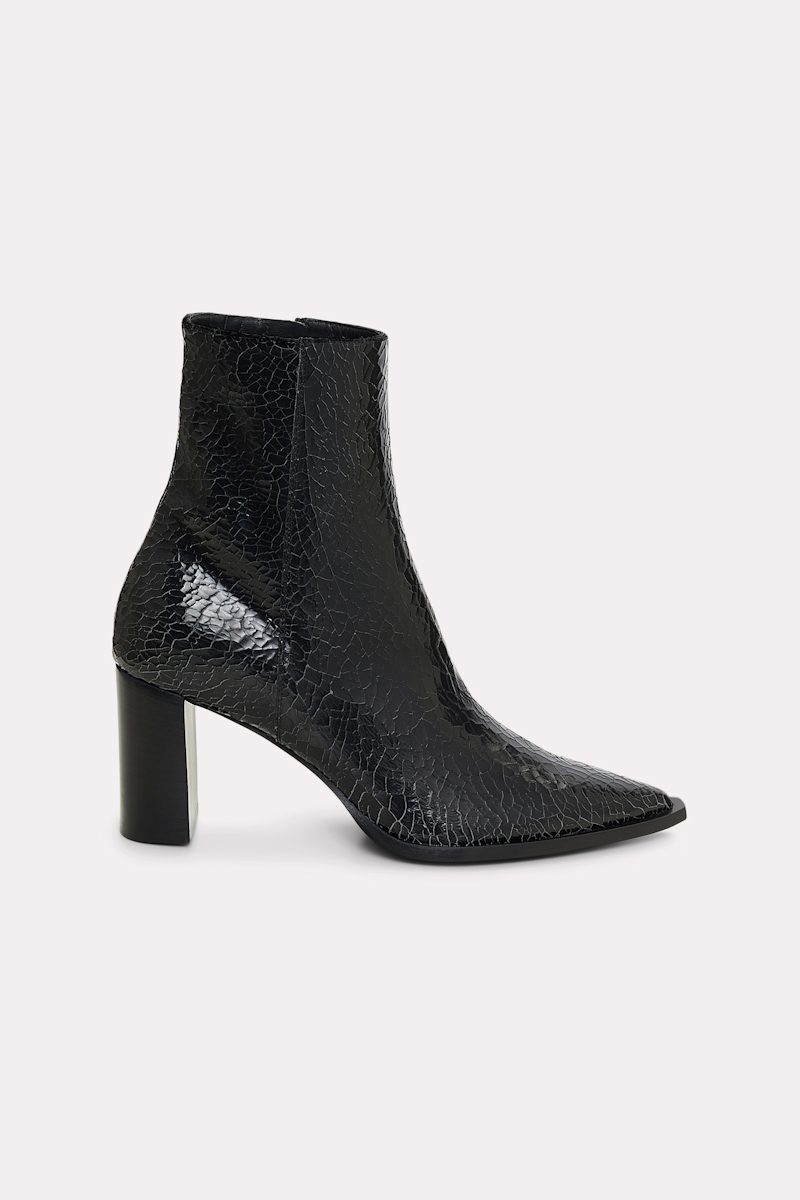 Shop Dorothee Schumacher Crackle-effect Ankle Boots In Black