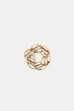 Dorothee Schumacher Brass tone chunky chain bracelet antique gold