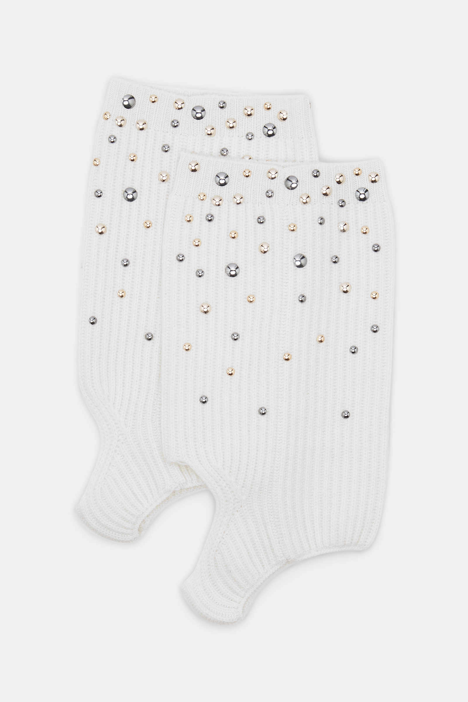 CASHMERE COOLNESS studded legwarmer