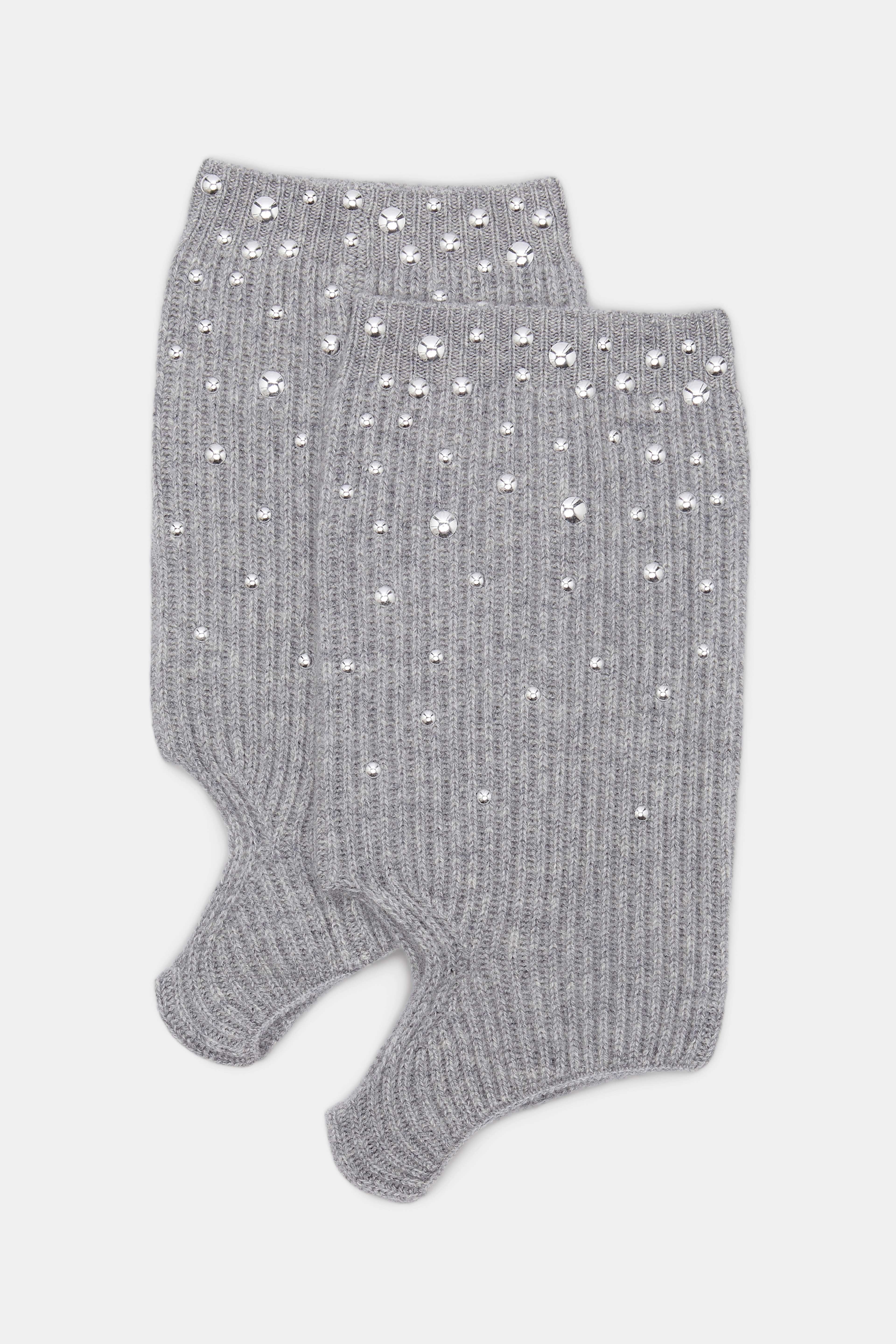 Dorothee Schumacher Legwarmer aus Kaschmir cool grey melange