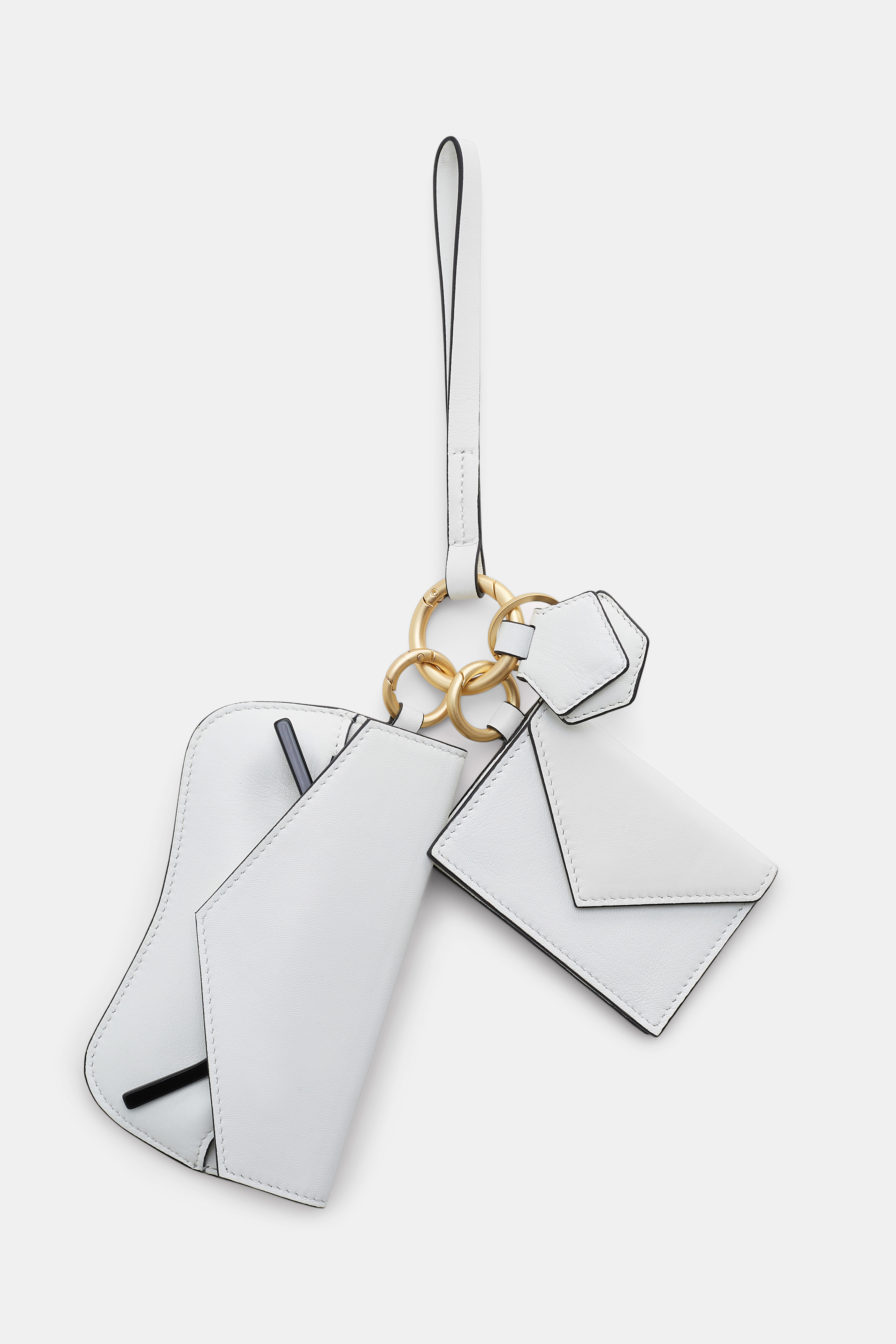 Dorothee Schumacher Wallet, glasses case and airtag tri-set eggshell