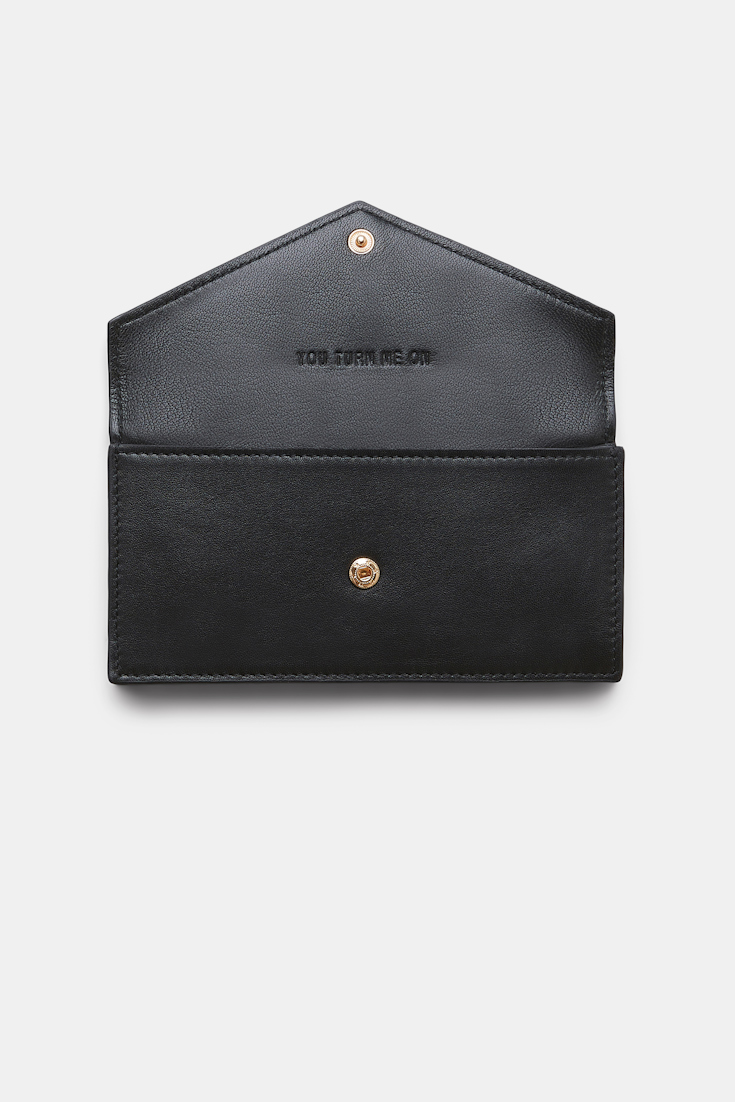Dorothee Schumacher Envelope wallet pure black