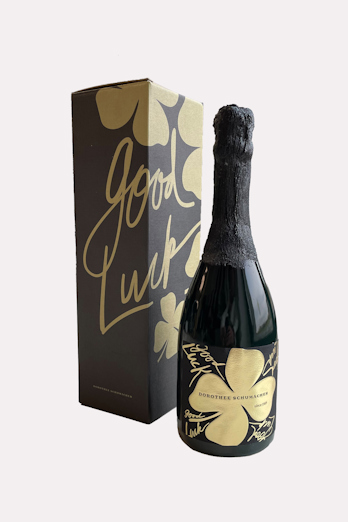 Dorothee Schumacher "Good Luck" champagne candle pure black