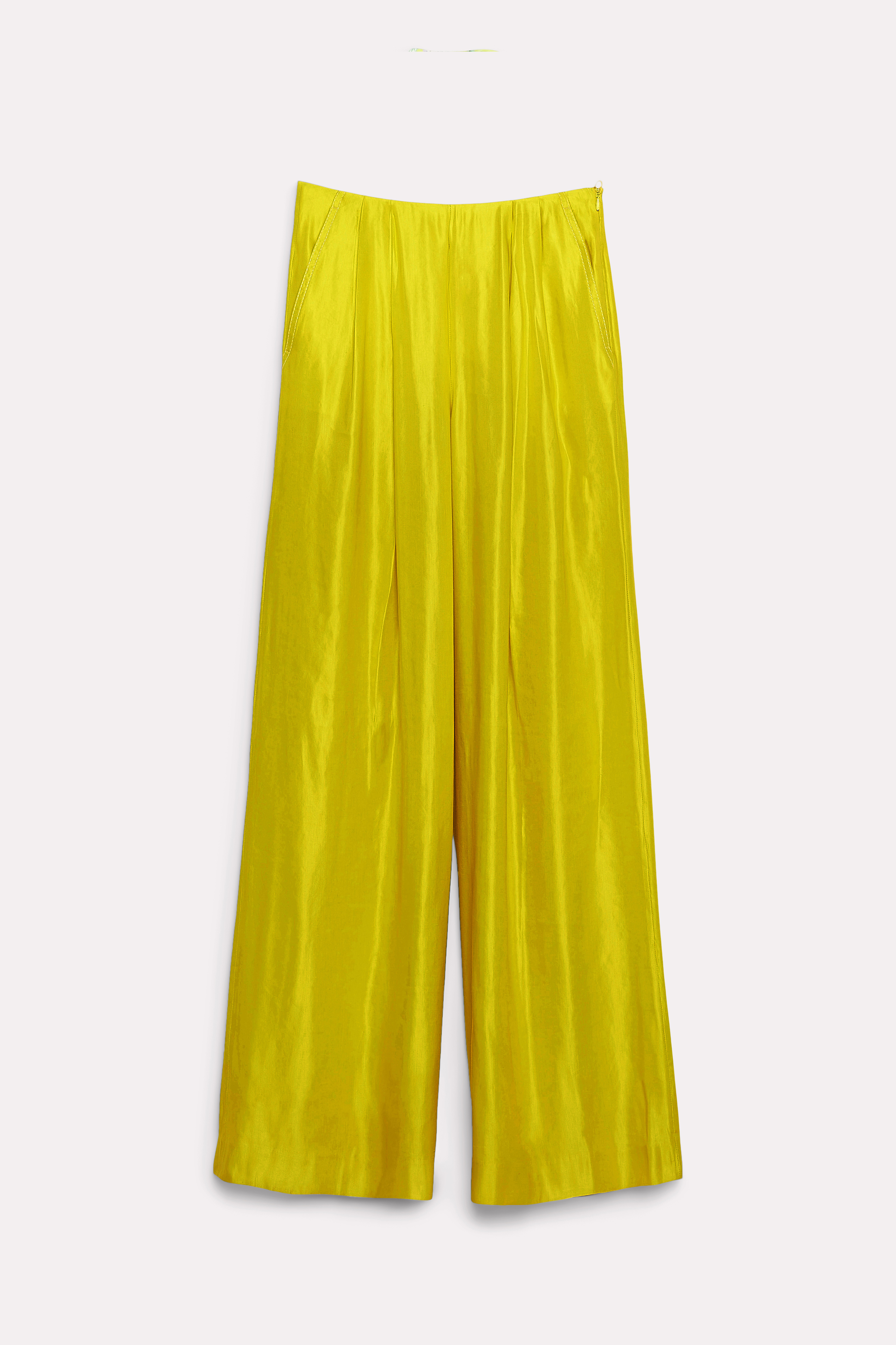Dorothee Schumacher High-waisted Wide-leg Trousers In Yellow