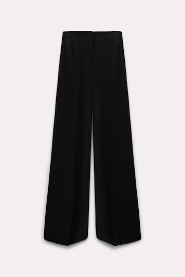 Dorothee Schumacher Punto Milano Hose mit weitem Bein pure black