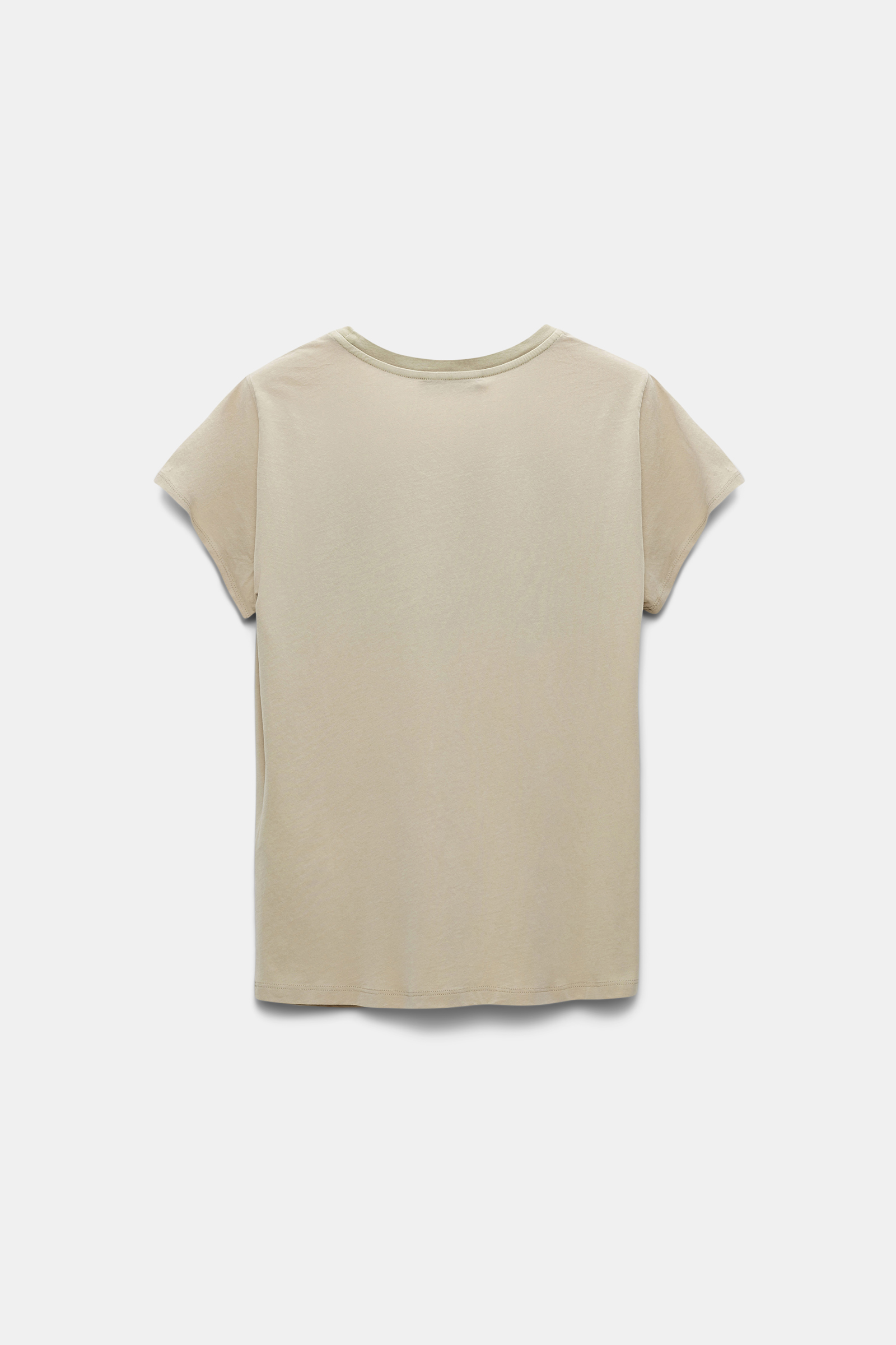 Dorothee Schumacher Cotton T-shirt with lettered SUN print green mix