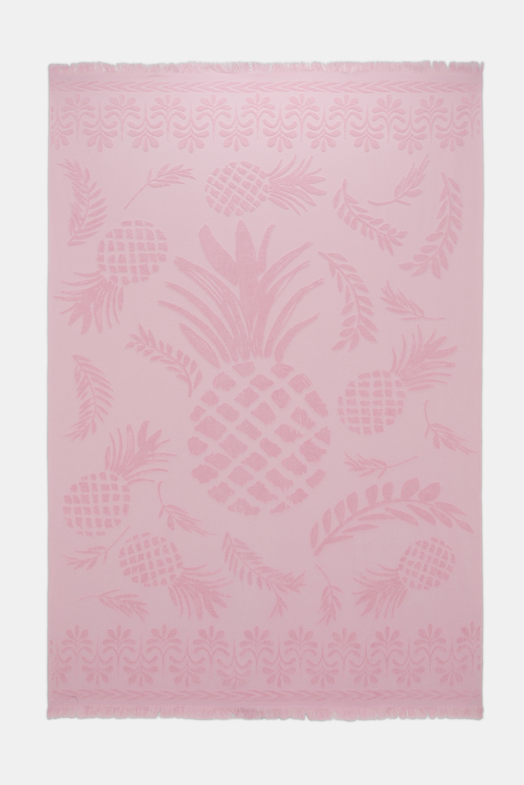 Dorothee Schumacher Badehandtuch mit gewebtem Ananas-Jacquardmuster 497